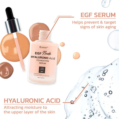 flysmus™ EGF Nude Hyaluronic Acid Foundation Serum
